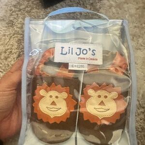 Lil Jo's Baby Lion Booties 6-12M new with tags